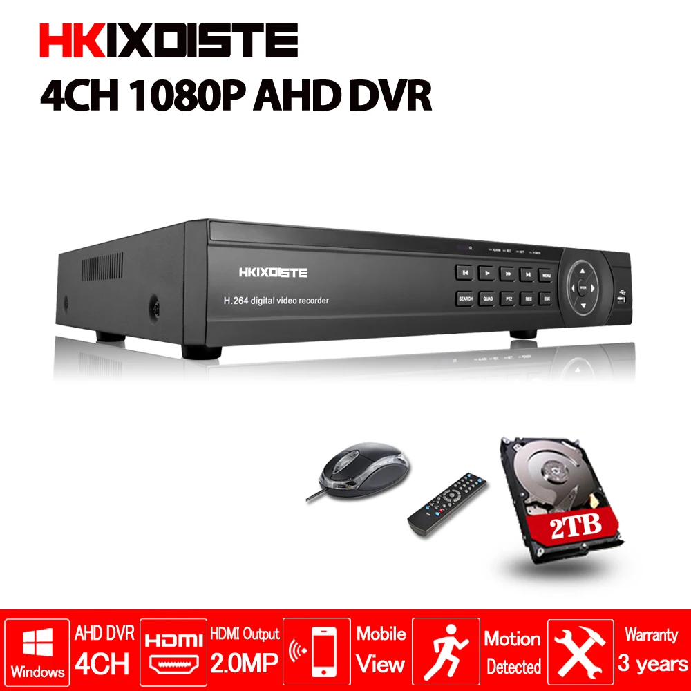 Камера видеонаблюдения hkixdistee 4 канала AHD DVR 1080P H.264 многоязычная|ahd dvr 4ch|cctv ahd dvrahd |