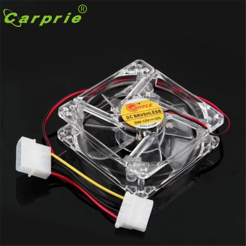 Цветной неоновый кулер CARPRIE с 4 светодиодный 80x80x25 мм 10 8-В постоянного тока чехол