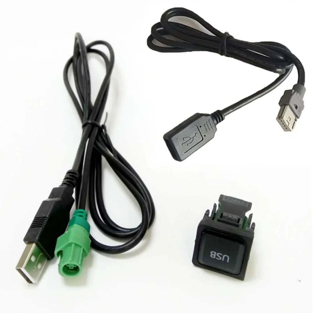 Biurlink автомобильный радиоприемник RD9 RD43 RD45 Удлинительный USB набор usb-кабель адаптер для peugeot 307 308 407 408 507 - Название цвета: Full set