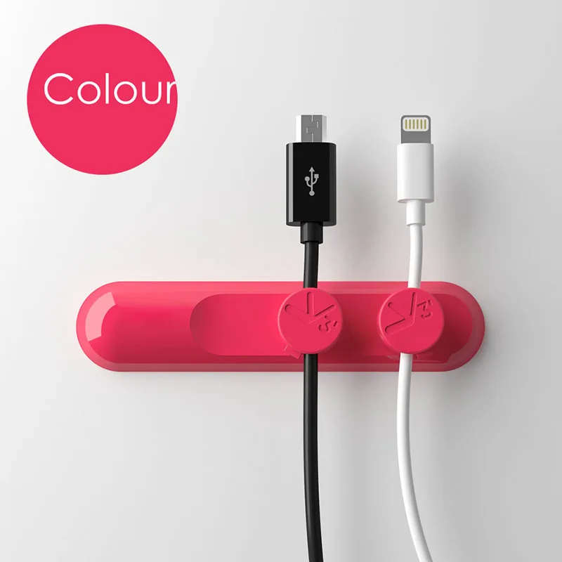 Магнитный зажим для кабеля устройство зарядки Usb держатель автомобильного
