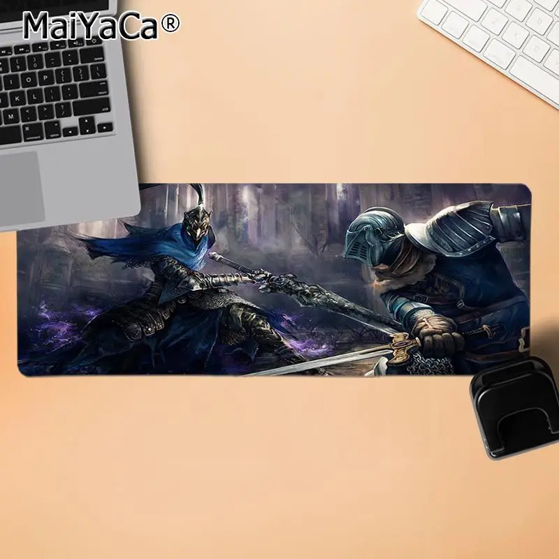 LockEdge 30x80cm MaiYaCa Подарочный коврик для мальчика dark souls коврик для мыши геймер игровые коврики прочный резиновый коврик для мыши - Цвет: LockEdge 30x80cm
