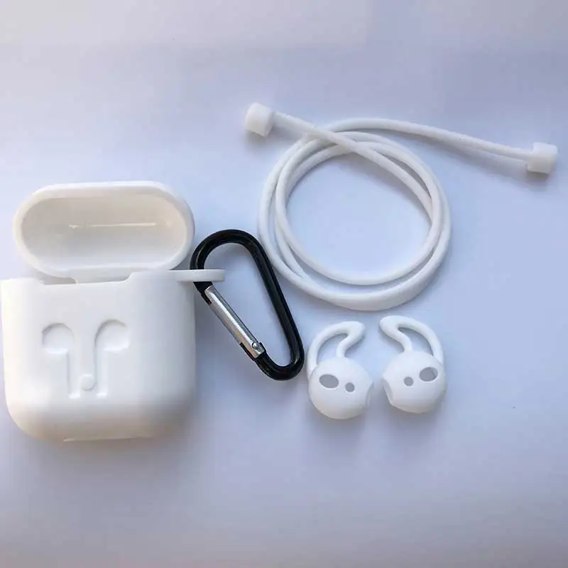 Наушники силиконовый чехол для AirPods защитный противоударный чехол Earpods чехол для Apple наушники для Airpod чехол Аксессуары
