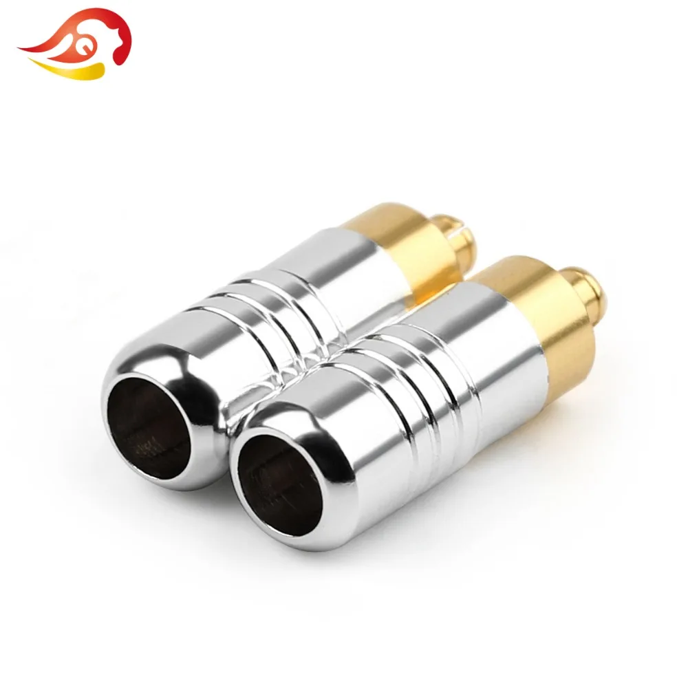 QYFANG штырь для наушников DIY Аудио разъем 24K позолоченная медная гарнитура адаптер припой провода разъем штекер MMCX для DN2002 DK3001