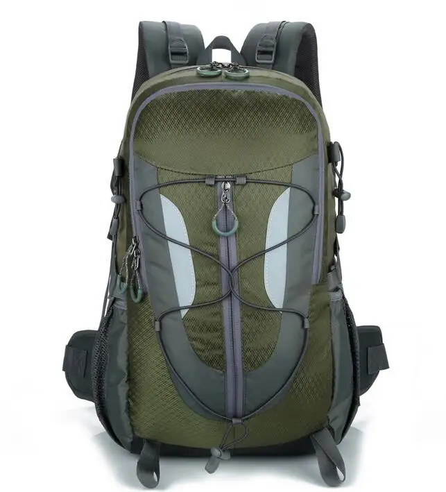 Dark Green 30L унисекс сумка для путешествий, походный рюкзак для мужчин и женщин, мягкий рюкзак для альпинизма, походов, рюкзаки, вместительные спортивные сумки - Цвет: Dark Green