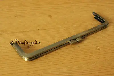 Металлическая рамка для кошелька клей на застежке зажим антибронзовый 7 1/4 дюйма X