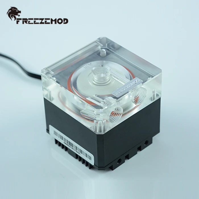 FREEZEMOD Compute охлаждения ПК водяное охлаждение бесшумный насос PWM интеллигентая(ый) потока 800L/ч 12 В/5 V RGB светильник Aura. PU-FS4M