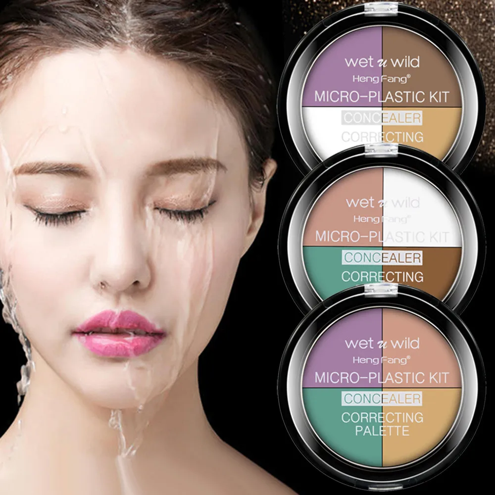 4 вида цветов корректор тональный крем для лица контурный макияж консилер