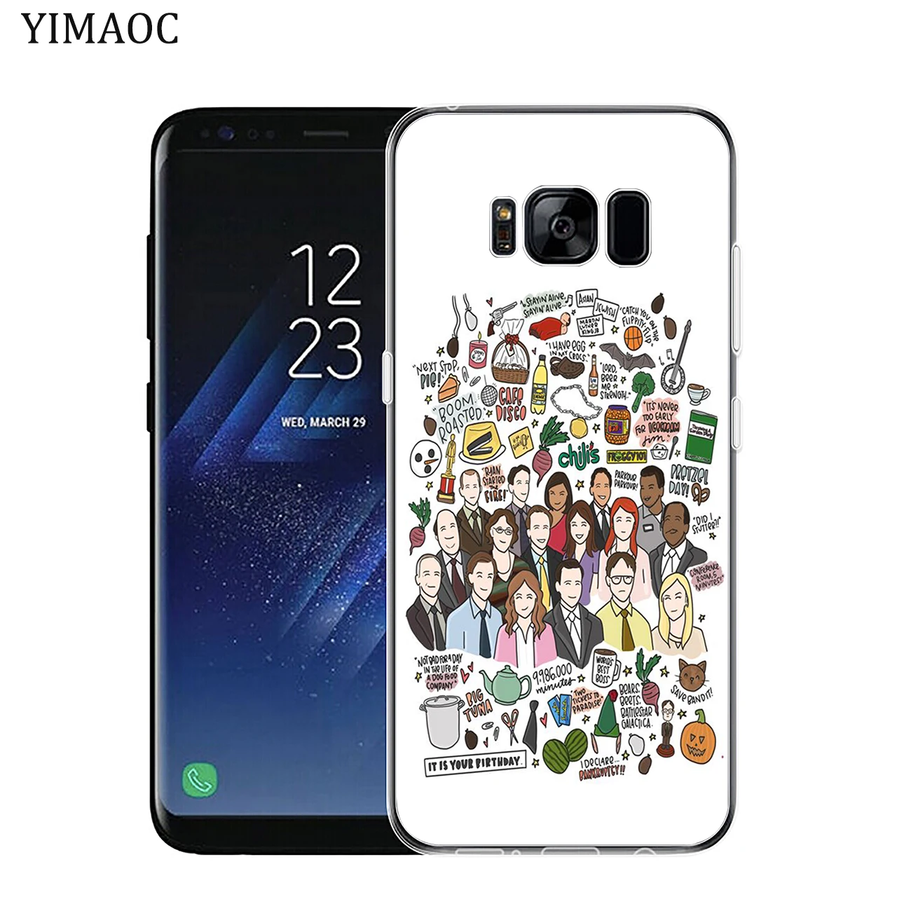 Мягкий силиконовый чехол YIMAOC для телефона Samsung Galaxy S10 S9 S8 Note 10 Plus S7 Edge S10e | Мобильные