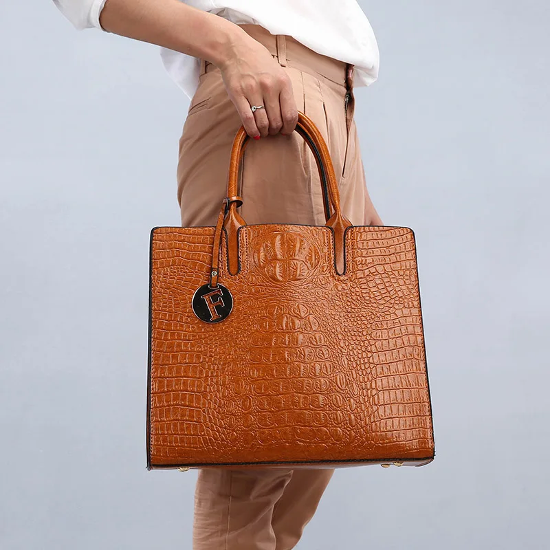 Роскошная сумка с аллигаторовой текстурой для женщин женские сумки-мессенджеры