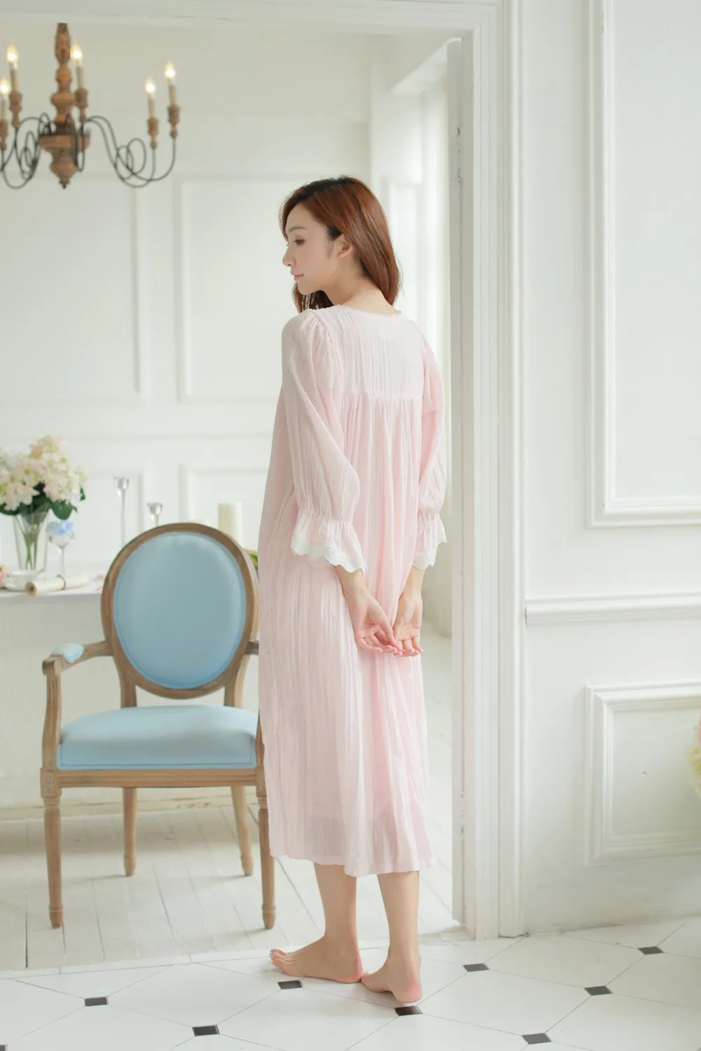 Ночная рубашка Fdfklak Хлопковая пижама для беременных|maternity sleepwear|pregnancy pijamapregnant pijamas