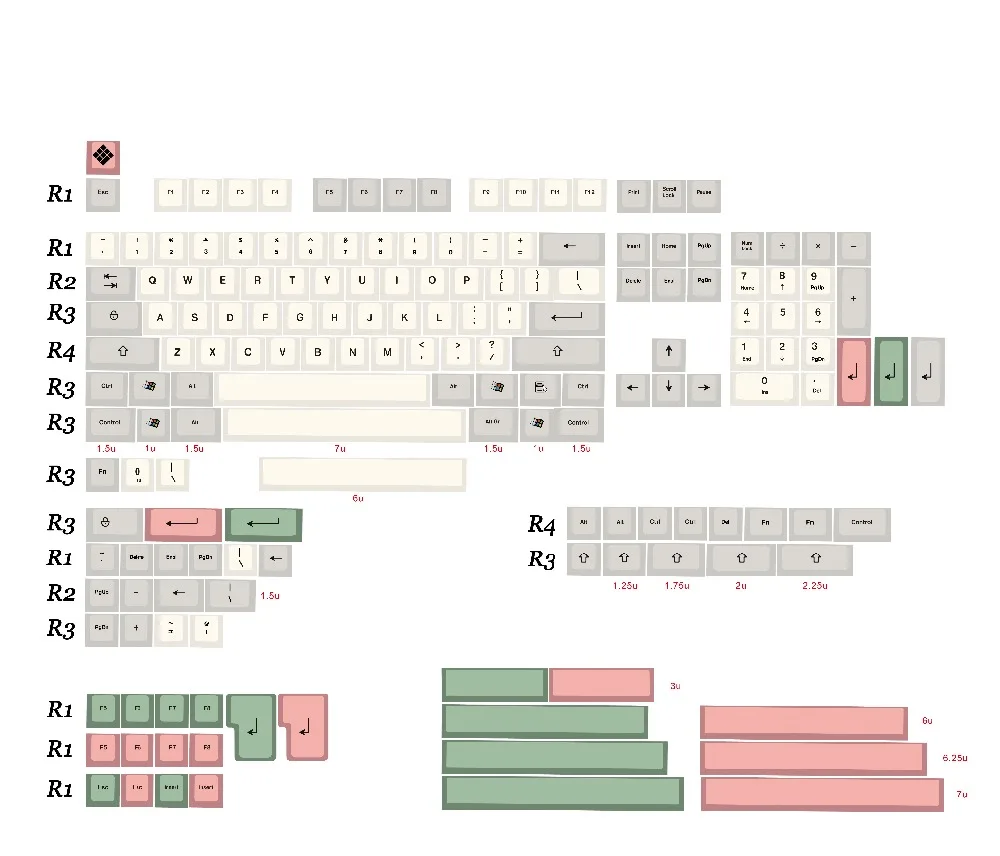 MP SA 9009 Colorway Ретро Keycap Cherry PBT Dye-Subtion Keycaps SA профиль для механической игровой клавиатуры