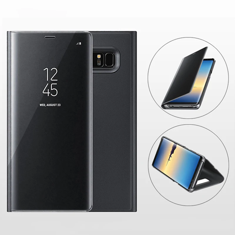 Чехол BoeYink с откидной крышкой и умным чипом для Samsung Galaxy Note 9 8 5 S9 Plus S8 S7 Edge S6