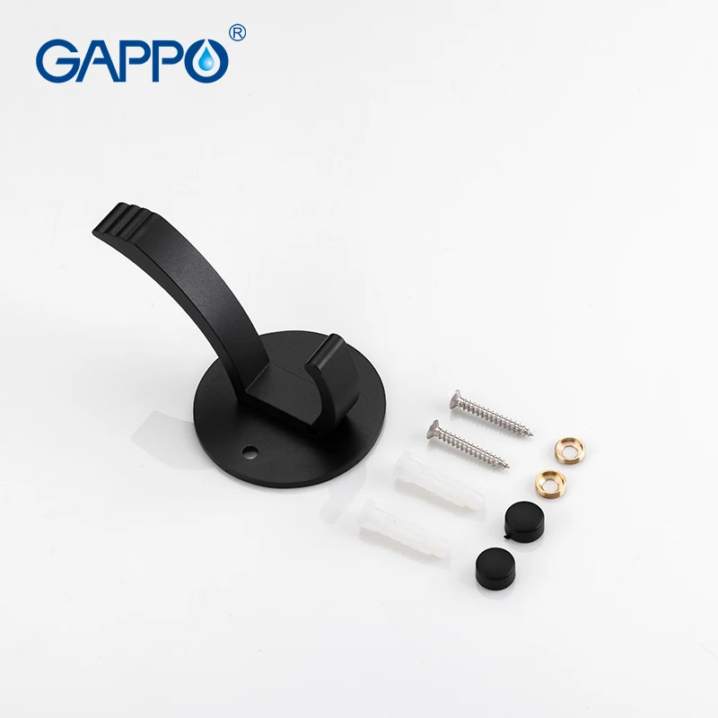 GAPPO крючки для халатов черное пространство алюминиевая новая одежда шляпы кухни