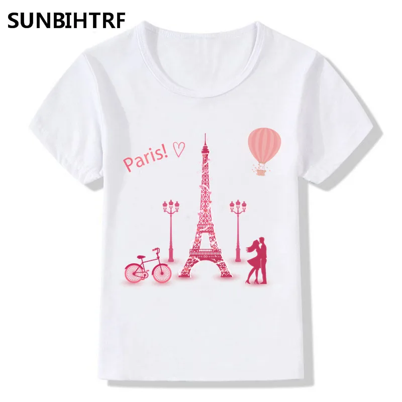 Коллекция 2018 года детские розовые футболки с принтом воздушного шара летние топы