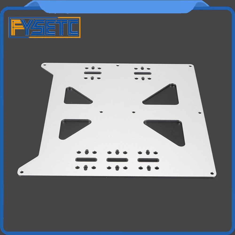 Алюминиевая анодированная пластина Y Carriage Upgrade V2 Prusa i3 Hot Bed Support Plate для DIY 3D