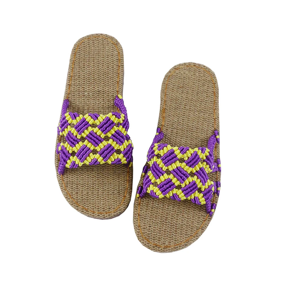 Fandy находит летние тапочки ручной работы для женщин отдыха на плоской подошве