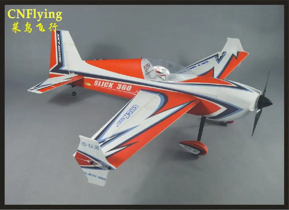 SKYWING PP материал самолет RC 3D самолет радиоуправляемая модель для хобби игрушки размах крыльев 55 дюймов 50E SLICK360 3D самолет комплект
