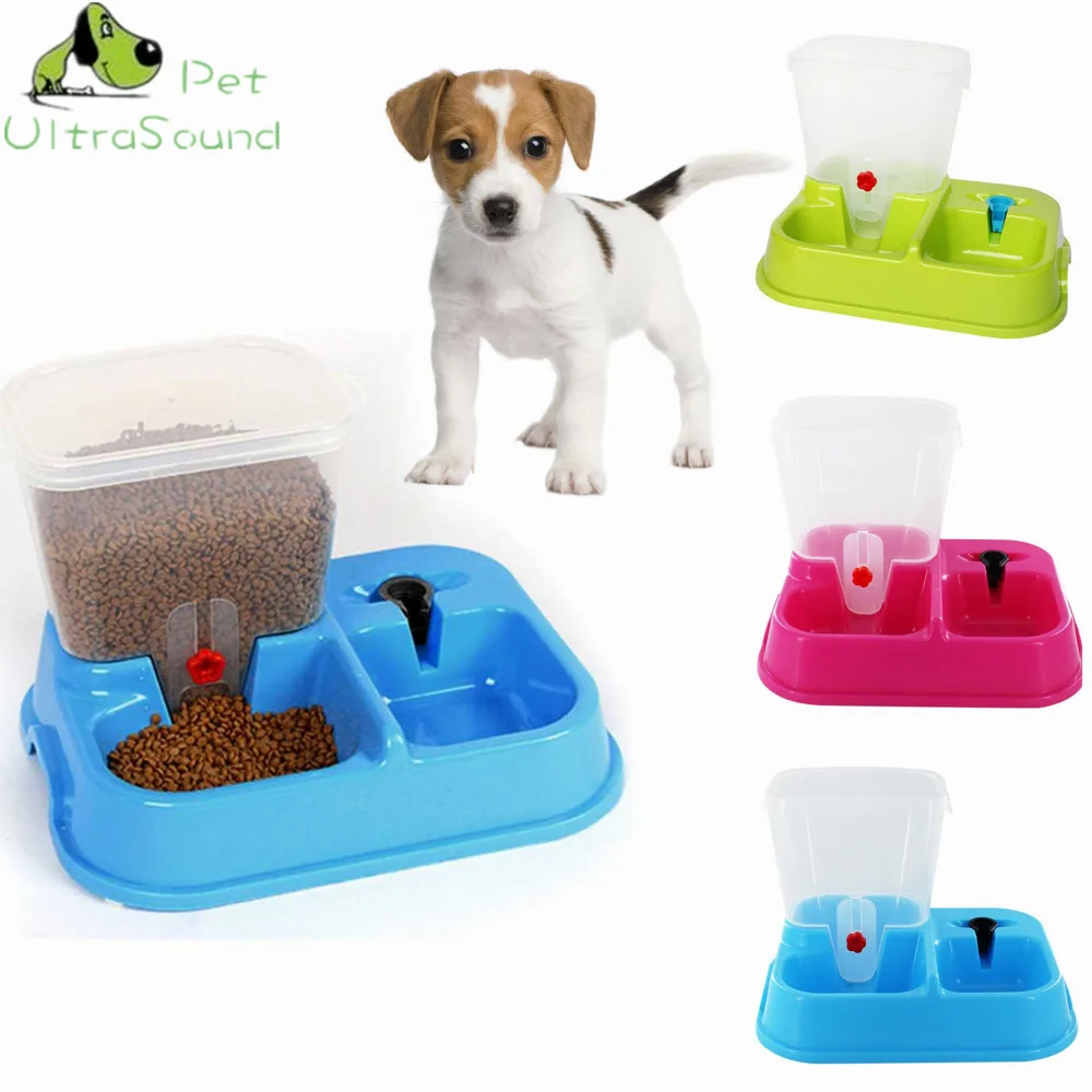 

ULTRASOUND PET Automatic Water Feeder PP Dog Feeders Pet Feeding Pedal Electric Outdoor Feeder For Pet Cats Food Drinking Bowl