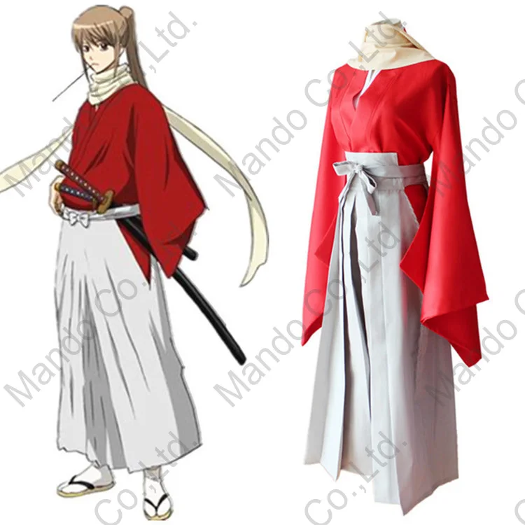 

Костюм-кимоно для косплевечерние из аниме GINTAMA Okita Sougo