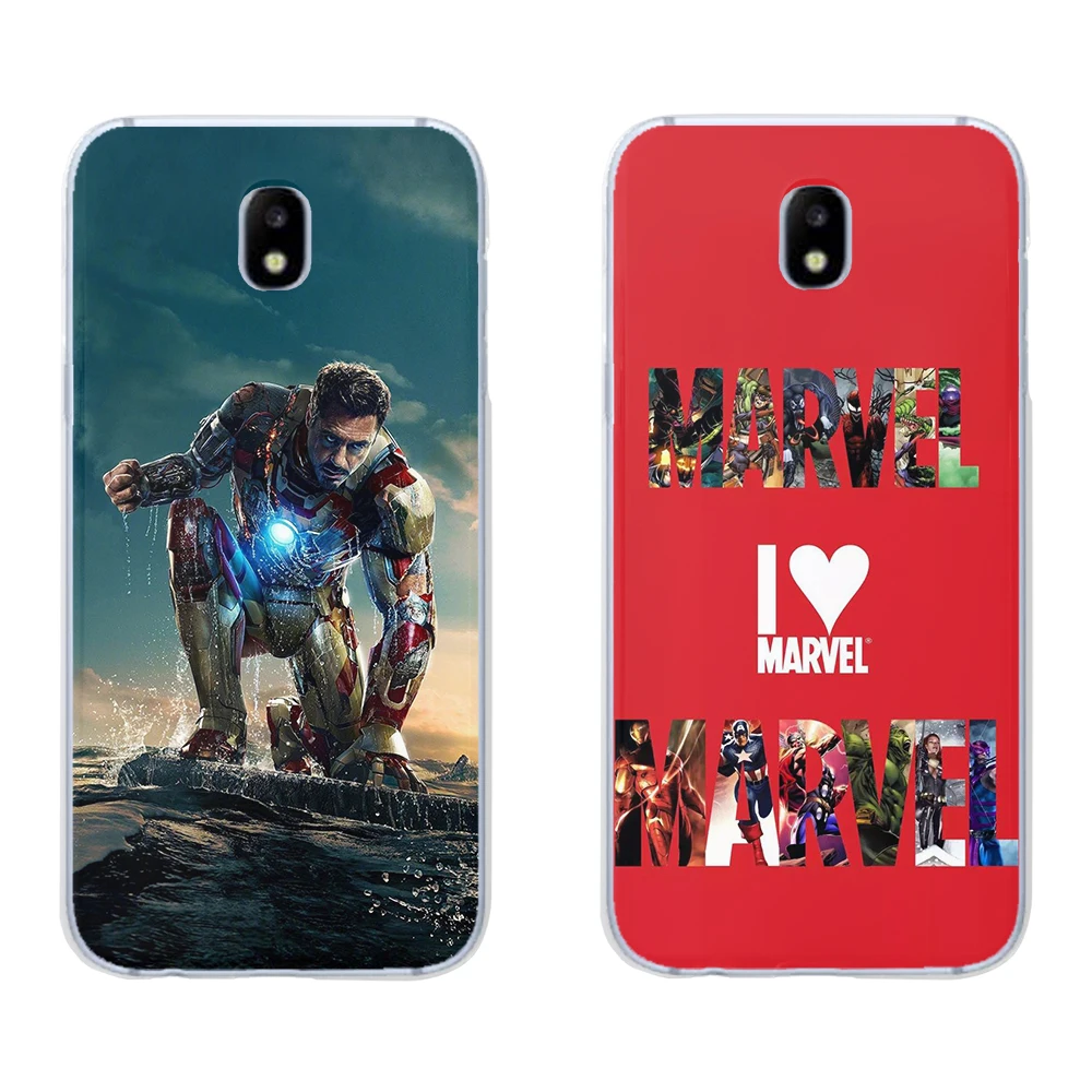 Fashion Phone Case For Samsung Galaxy J3 J4 J5 J6 J7 J8 Plus 2016 2017 2018 Miracle Hero Iron Man Spiderman Soft Silicone Cover |