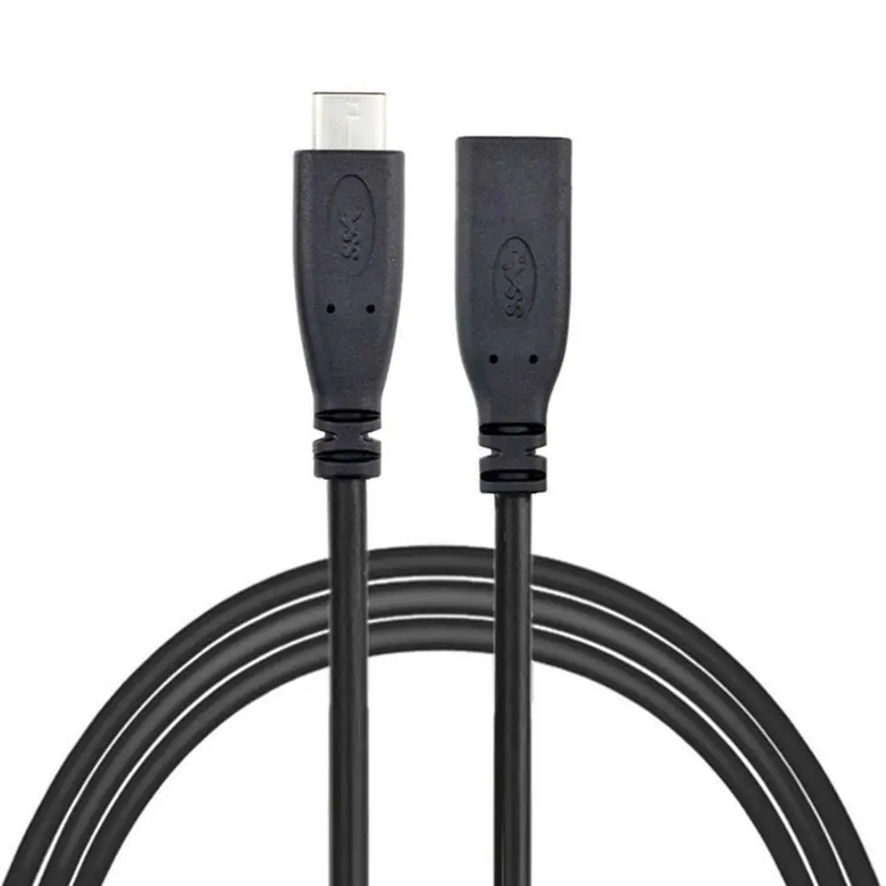 0,2 m-2 m удлинитель для планшета USB 3,1 кабель для передачи данных черные аксессуары Замена Тип C Прочный TPE части папа-мама телефон