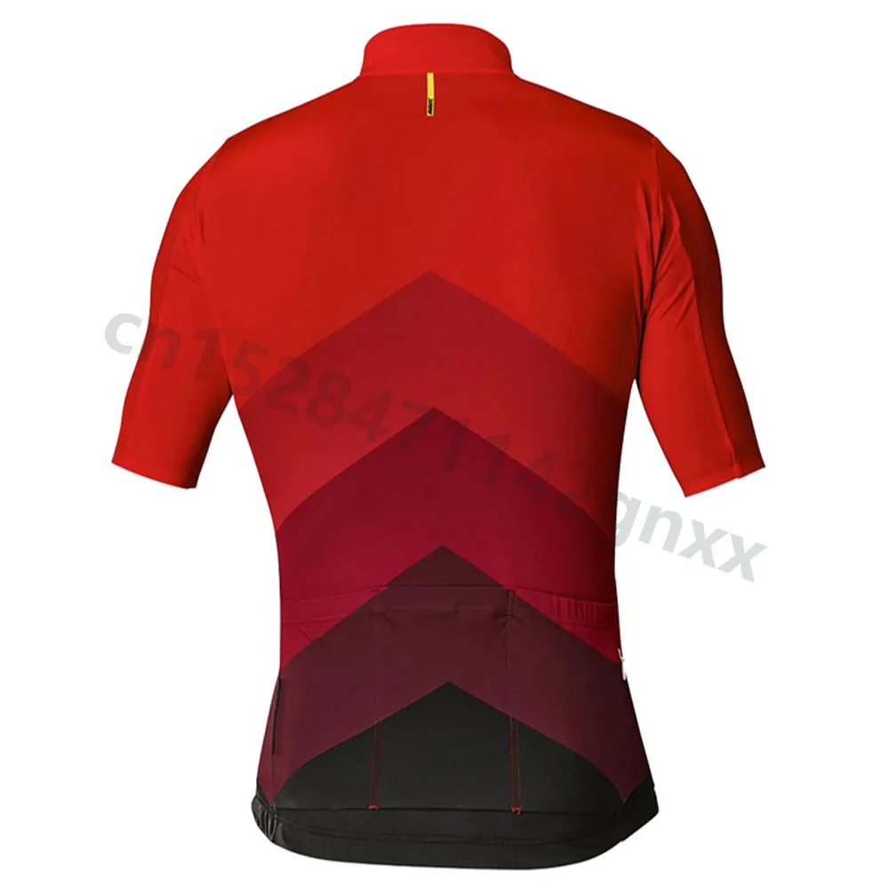 Мужская велосипедная футболка Pro Team MAVIC спортивный костюм с коротким рукавом для