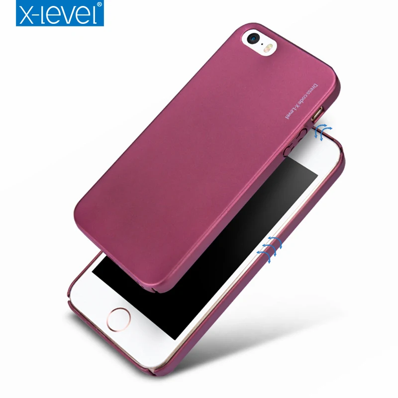 X Level для iPhone 5 оригинальный винтажный Чехол Роскошный ПК Жесткий пластиковый 5S SE
