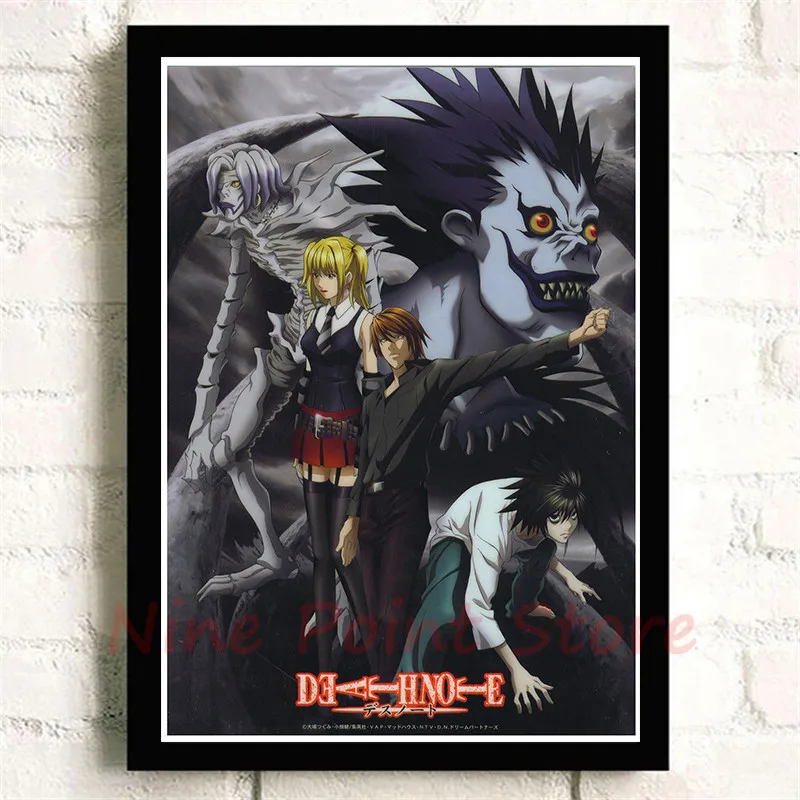 Японский мультяшный комикс постер Death Note A Style бумажный с покрытием Настенная