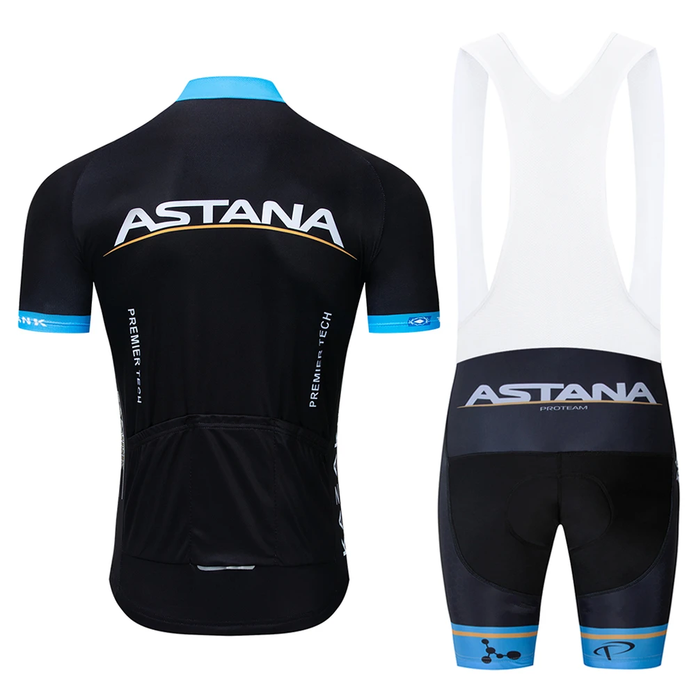 Новинка 2019 г. ASTANA Pro team черные майки для велоспорта гелевая Подушка 19d MTB велосипед
