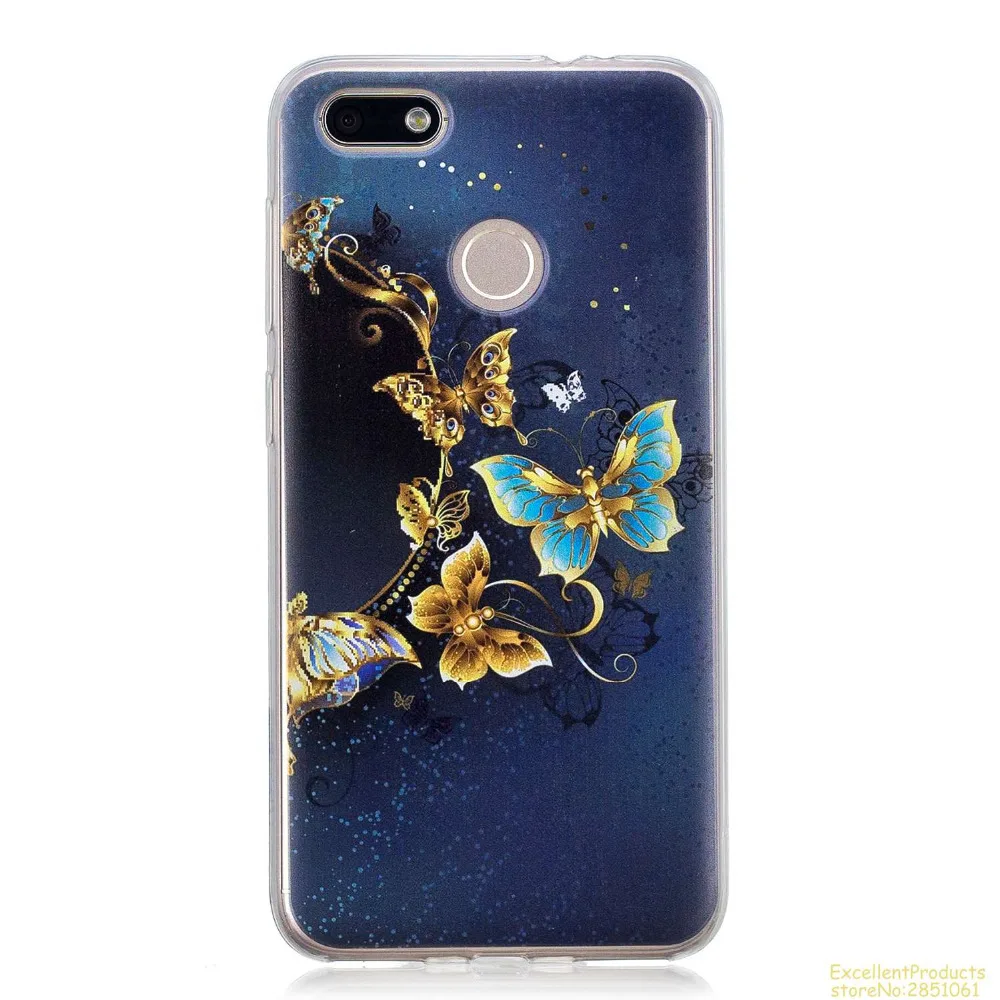 Силиконовый чехол для huawei P9 LITE мини fundas hoesje милый забавный мультфильм с рисунком