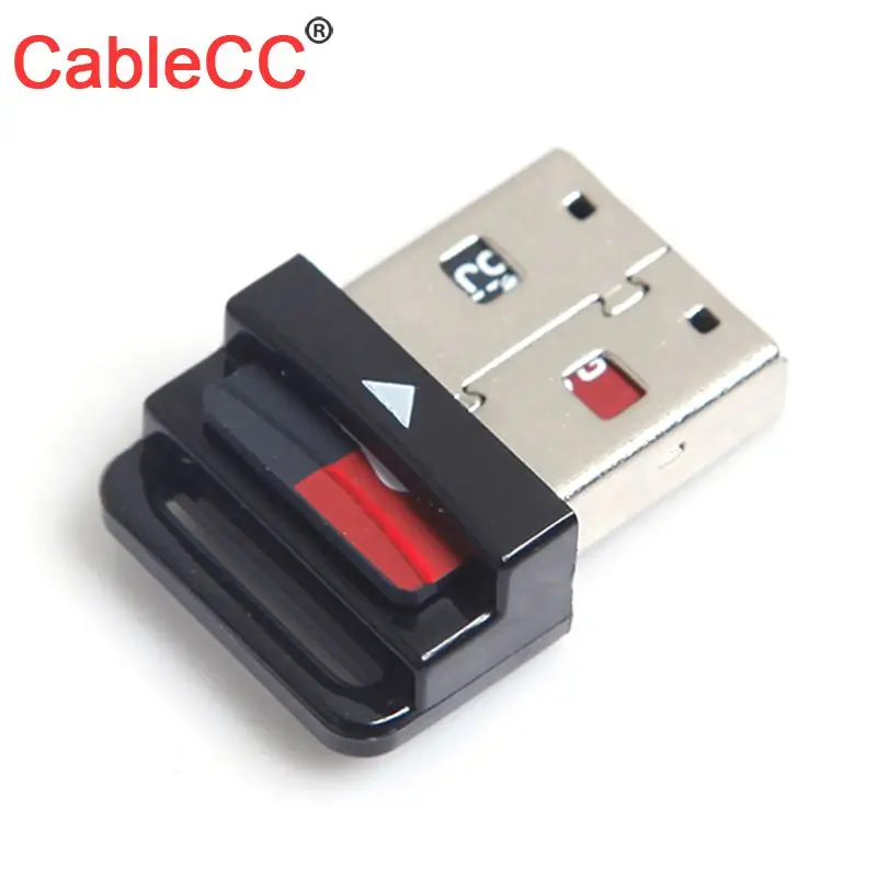 Xiwai USB 2 0 для Micro SD T-Flash TF SDHC M2 кардридер сотовых телефонов и планшетов чёрный