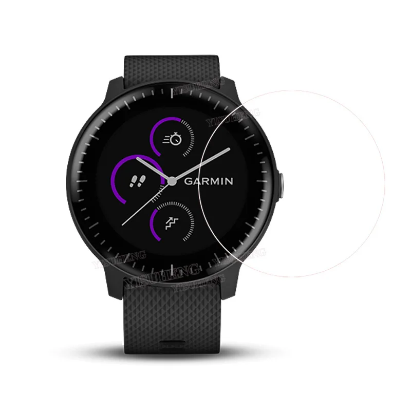 Военный класс анти шок защитная пленка протектор экрана для Garmin VivoActive 3 музыка gps