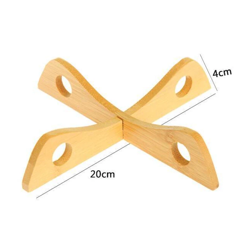 Термостойкий Коврик Basedidea для сковороды бамбуковый кухонный держатель