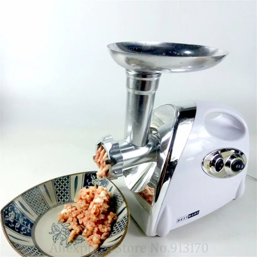 

800W Multi-Functional Meat Grinder Colorful Sausage Stuffer Maker 3 Blades Mincer Red/White/Black Color Meat Fish Cutter Machine