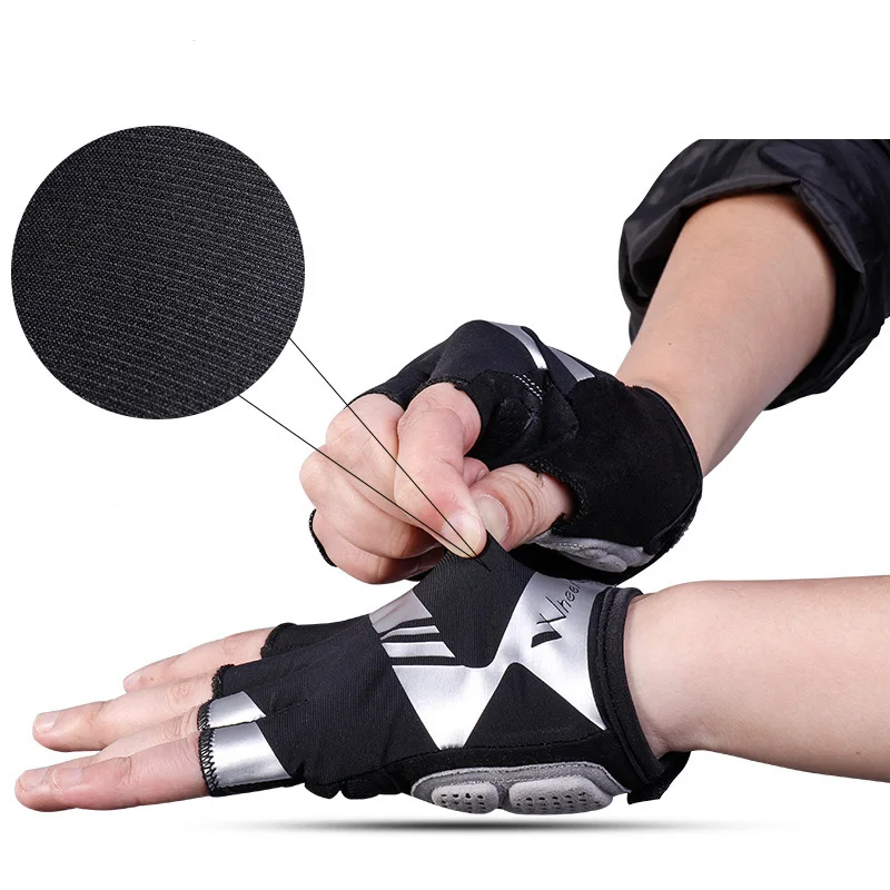 Новинка велосипедные перчатки с полупальцами нескользящие спортивные