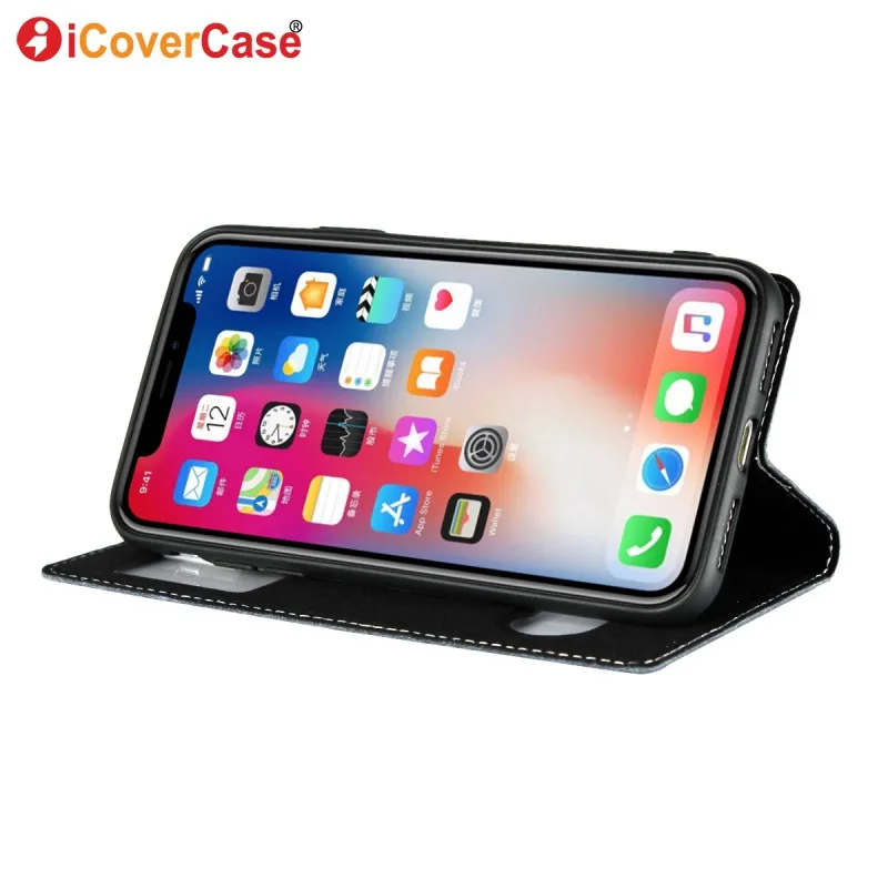 Пояса из натуральной кожи чехол для iPhone 5 5S SE 6 6S 7 8 Plus X XS Max XR XS чехол с окошком на магнитной застежке Coque аксессуары для телефона
