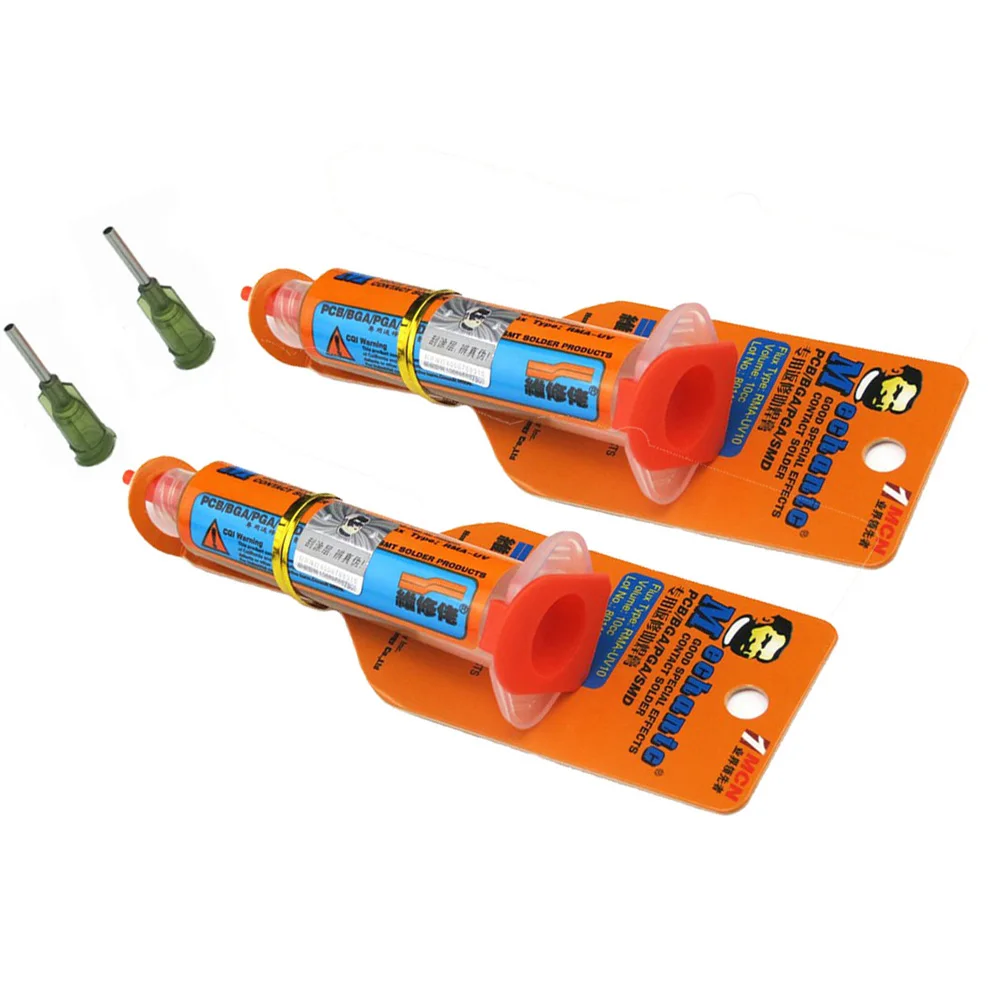Механик RMA-UV10 10cc паяльная паста Флюс для паяльника паяльная станция для BGA оловянный крем BGA флюс с иглами