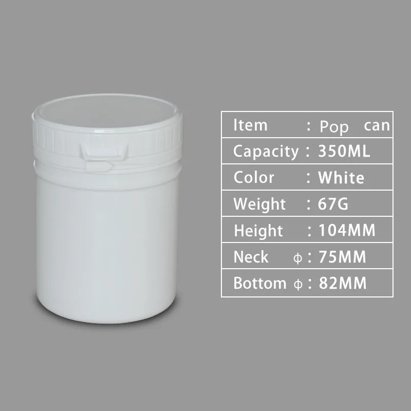 350ML 150 мл/200 мл/300 мл/500 мл/600 мл/1000 мл пластиковые банки для хранения кухни злаковое зерно контейнер для риса пищевой материал - Цвет: 350ML