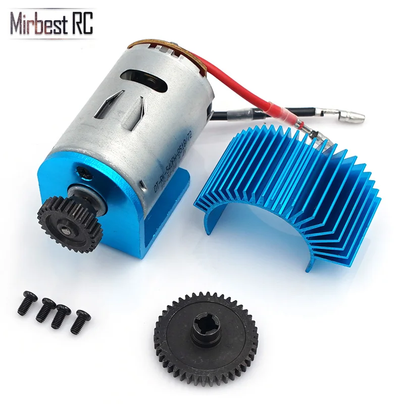 Мотор + 540 мотор Электрический двигатель металл шестерня 27T редукция 42T Rc запчасти