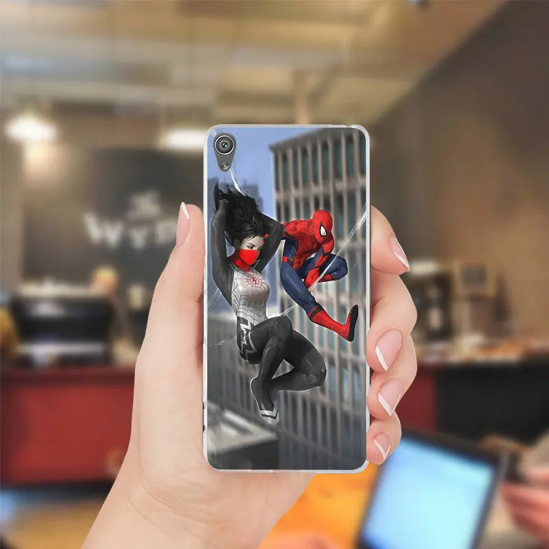 Модные Гвен Стейси Паук девушка мобильный чехол для телефона Sony Xperia XA Z1 Z3 Z5