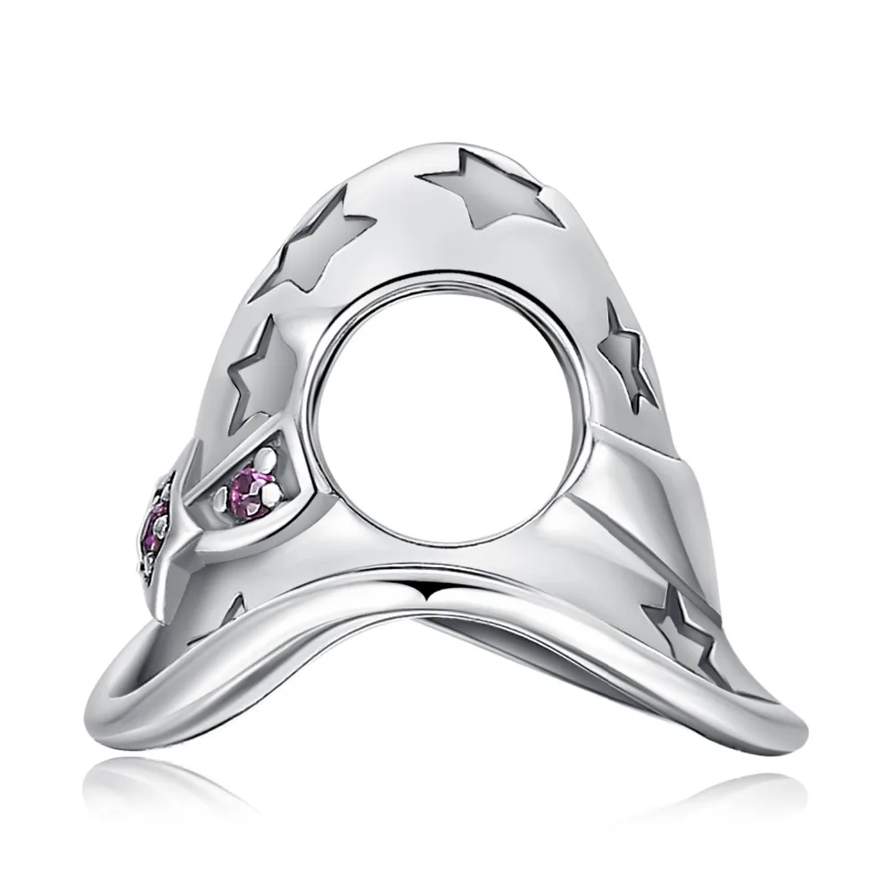 JewelryPalace Рождественские звезды шапка создана Ruby 925 пробы серебряный шарм 2018 Новая