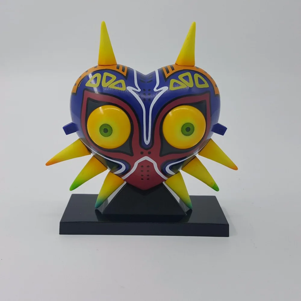 Аниме игры Zelda Majora маска фигурки Zelda Link Majoras маска Светодиодные глаза Коллекционная модель игрушки 12 см
