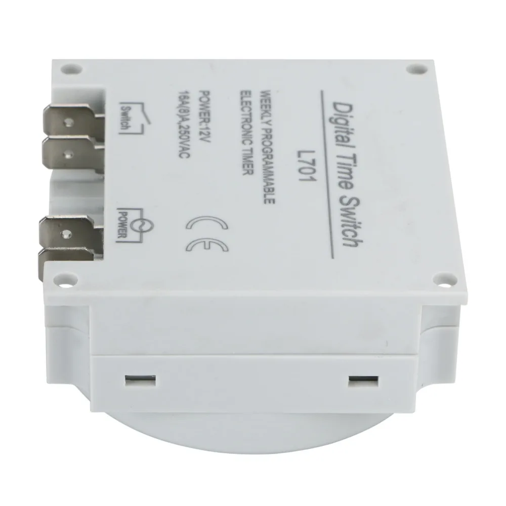 Микрокомпьютер AC 12 В в 110 V 220 V ЖК-дисплей цифровой таймер программируемый электронный Реле времени таймер для неоновых огней