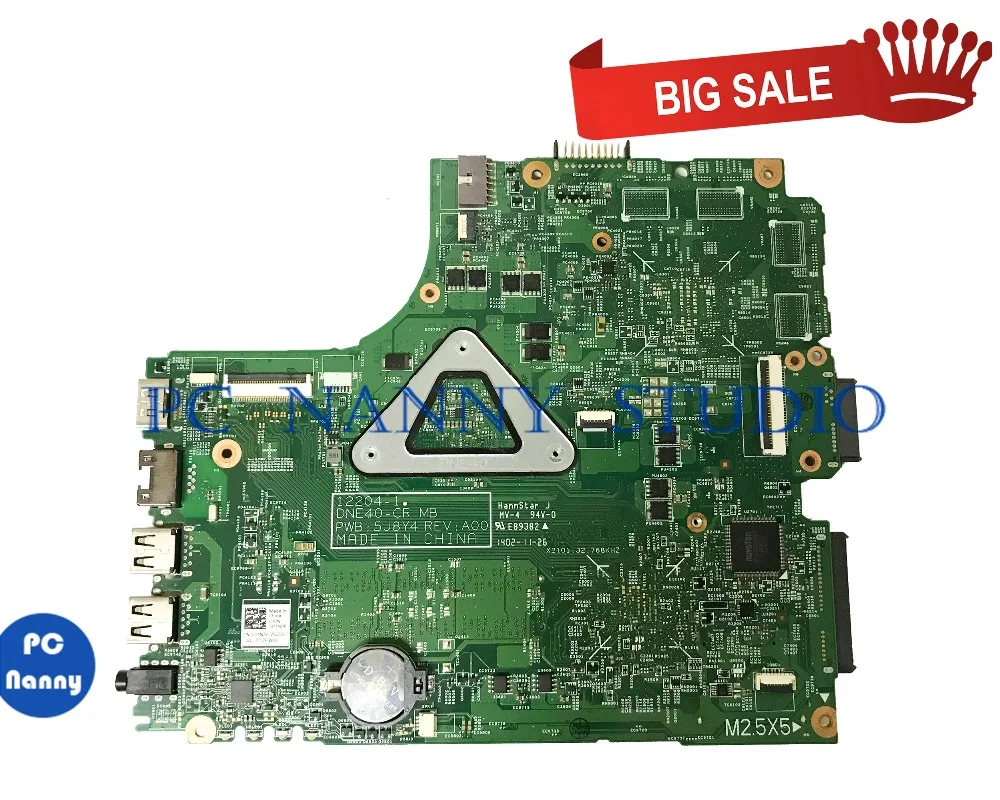PCNANNY 0PTNPF для DELL INSPIRON 2421 3421 5421 материнская плата ноутбука 12204-1 1017U протестирована |