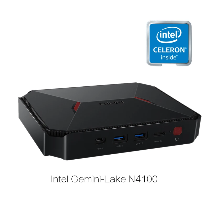 CHUWI GBox Mini PC 2 4/5 г Intel последние близнецы озеро N4100 4 К жесткий декодирования ГБ