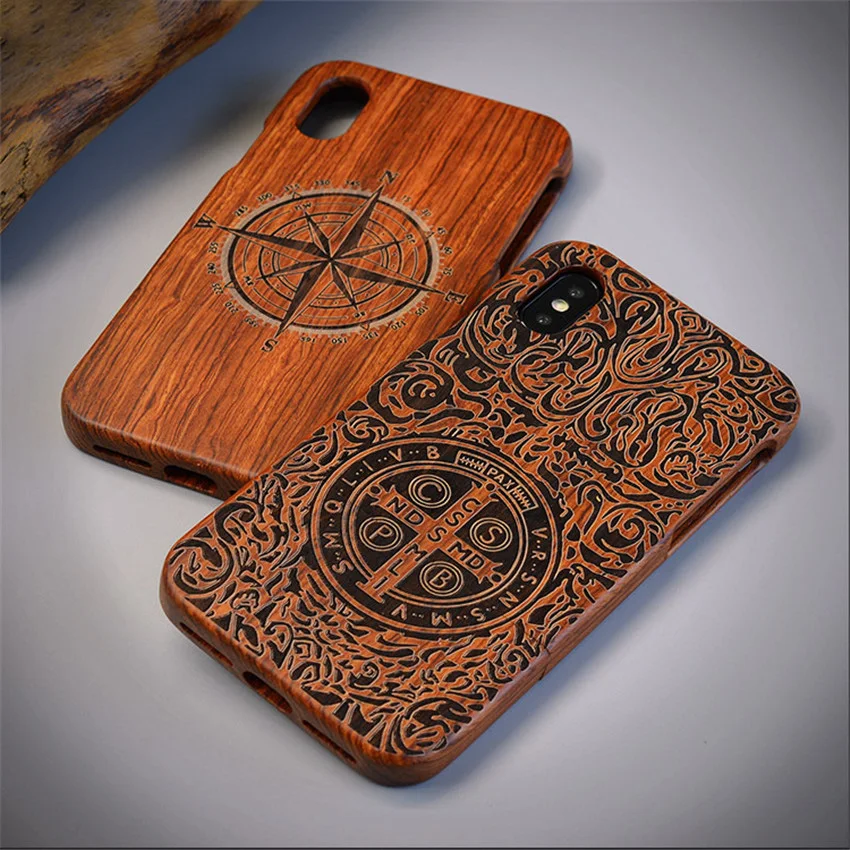 Чехол для телефона из натурального дерева и бамбука для iPhone XS Max XR X 8 7 7Plus 6 6 6s plus 5 5S se чехол деревянный противоударный защитный чехол