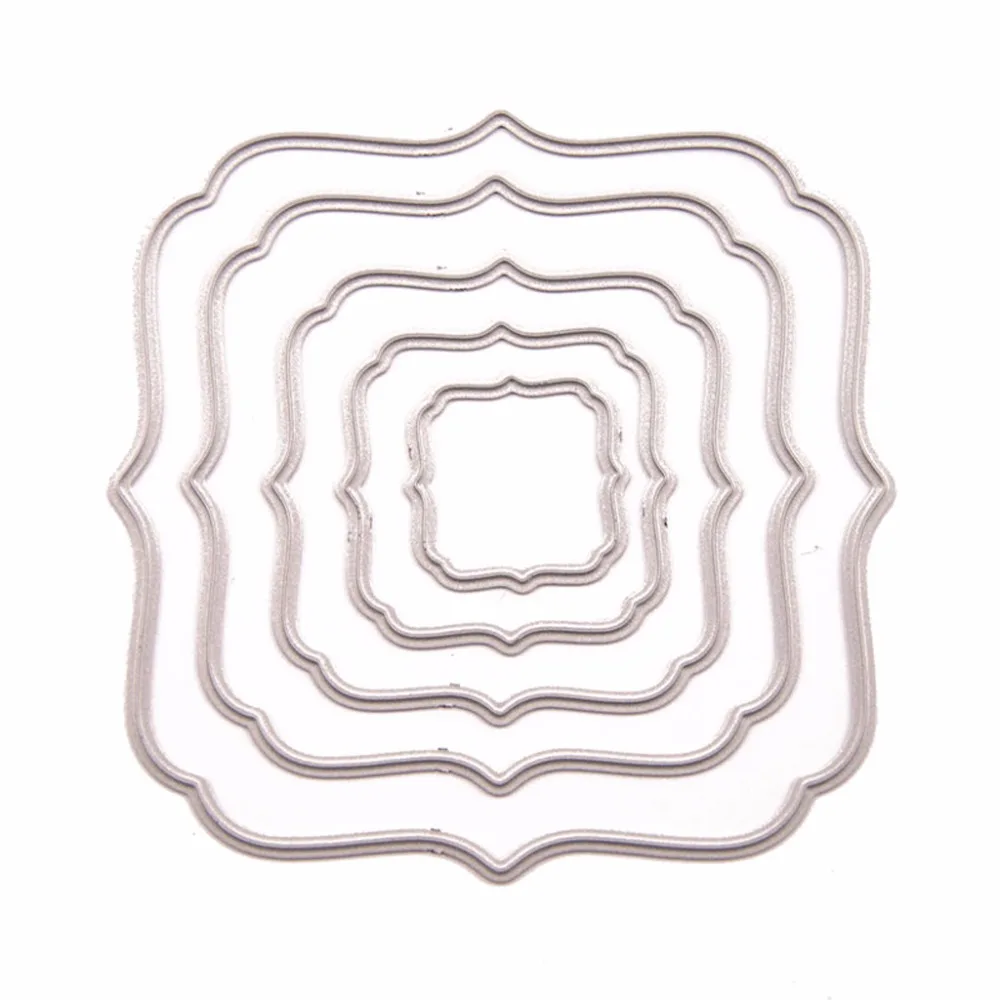 Frame Metal Cutting Dies Stencil DIY Scrapbooking Album Stamp Paper Card Embossing Craft Decor | Дом и сад