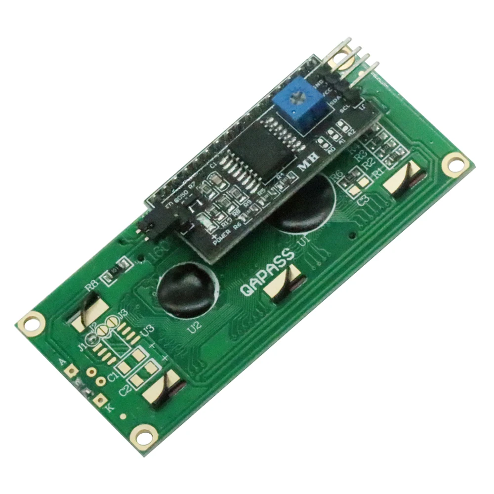 Синий дисплей IIC/I2C/TWI/последовательный интерфейс SPI 1602 16X2 модуль подсветки ЖК