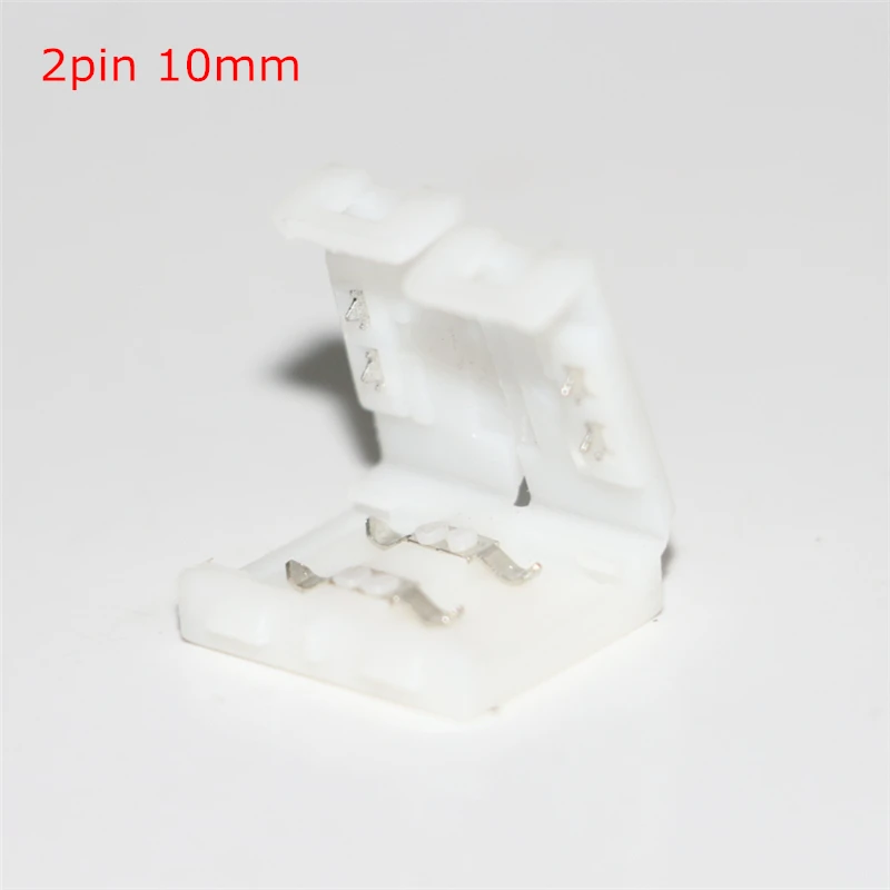 10 шт./лот 2 контактный мм разъем для светодиодной ленты удлинитель сварки 5050 5630 5730