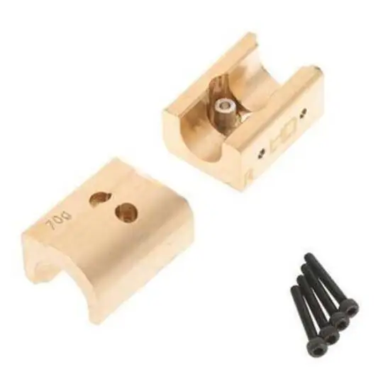 Горячие гонки SCXT12AW латунная ось вес AR44/SCX10 II 70 г SCXT12AW